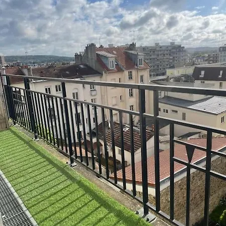 Appartement 3P Gare Terrasse Et Parking Prive Franconville  Exterior foto