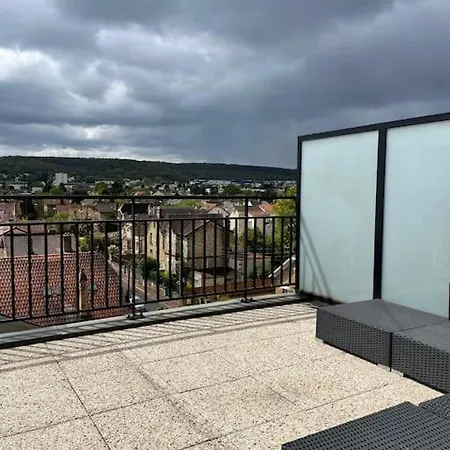 Appartement 3P Gare Terrasse Et Parking Prive Franconville  Exterior foto